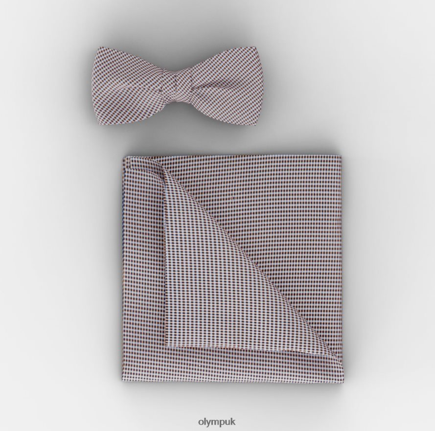 Accessories OLYMP Bow Tie / Pocket Square Set Apricot NZ22L2643