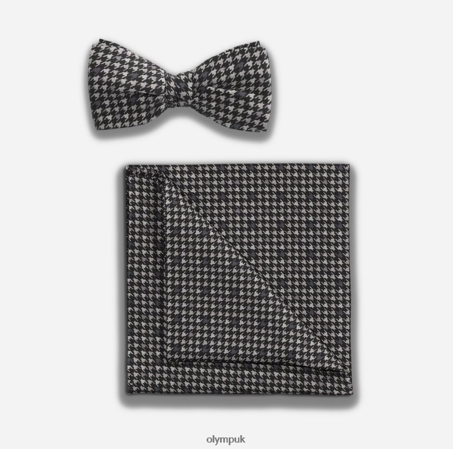 Accessories OLYMP Bow Tie / Pocket Square Set Black NZ22L2653