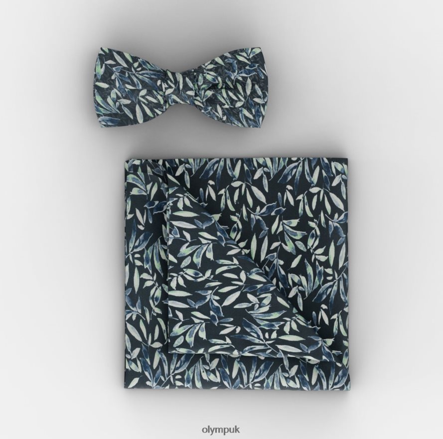 Accessories OLYMP Bow Tie / Pocket Square Set Marine NZ22L2636