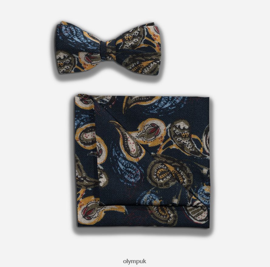 Accessories OLYMP Bow Tie / Pocket Square Set Marine NZ22L2648