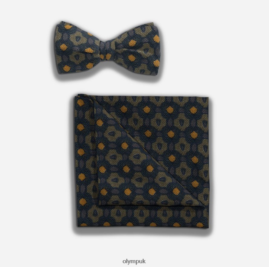 Accessories OLYMP Bow Tie / Pocket Square Set Olive NZ22L2656