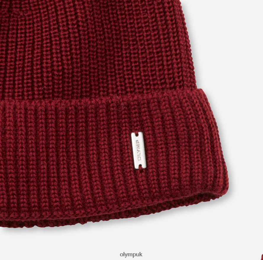 Accessories OLYMP Cap/Scarf Set Bordeaux NZ22L2664