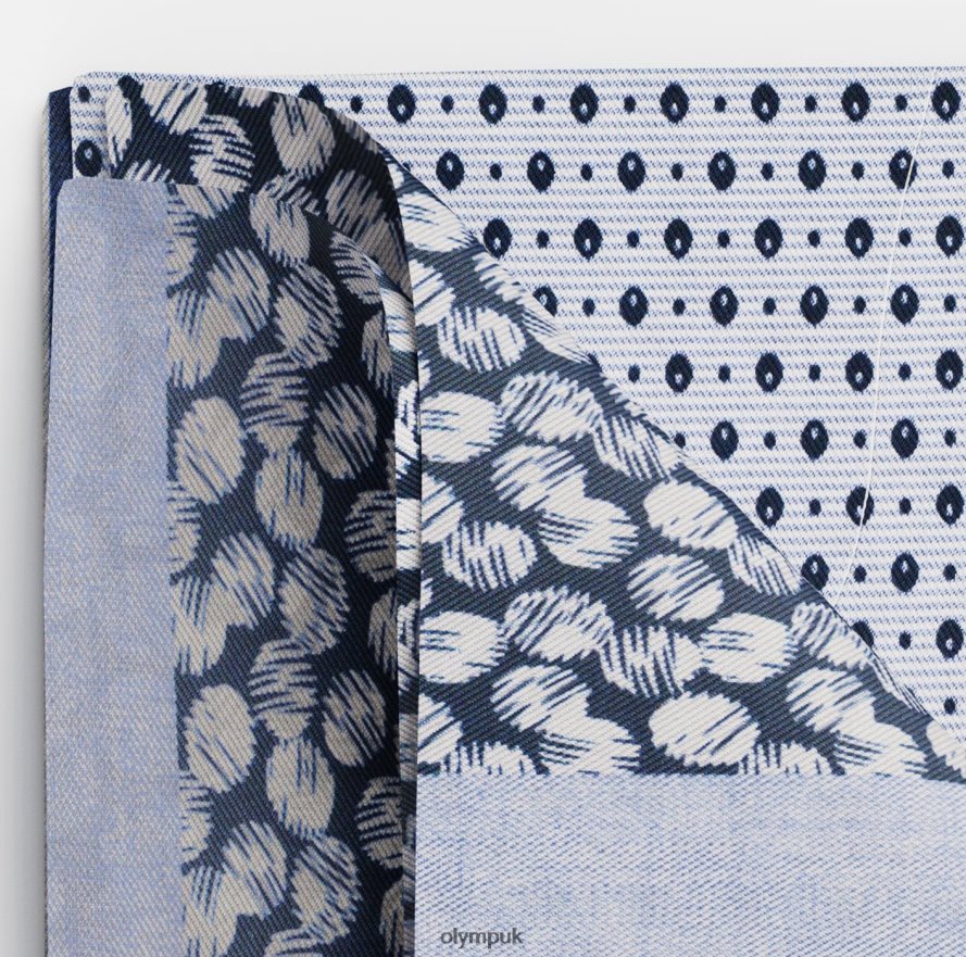 Accessories OLYMP Pocket Square 30X30Cm, Marine NZ22L2560