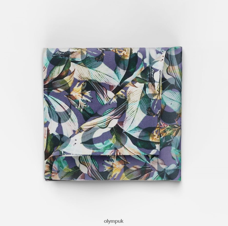 Accessories OLYMP Pocket Square 30X30Cm, Smoke Blue NZ22L2556