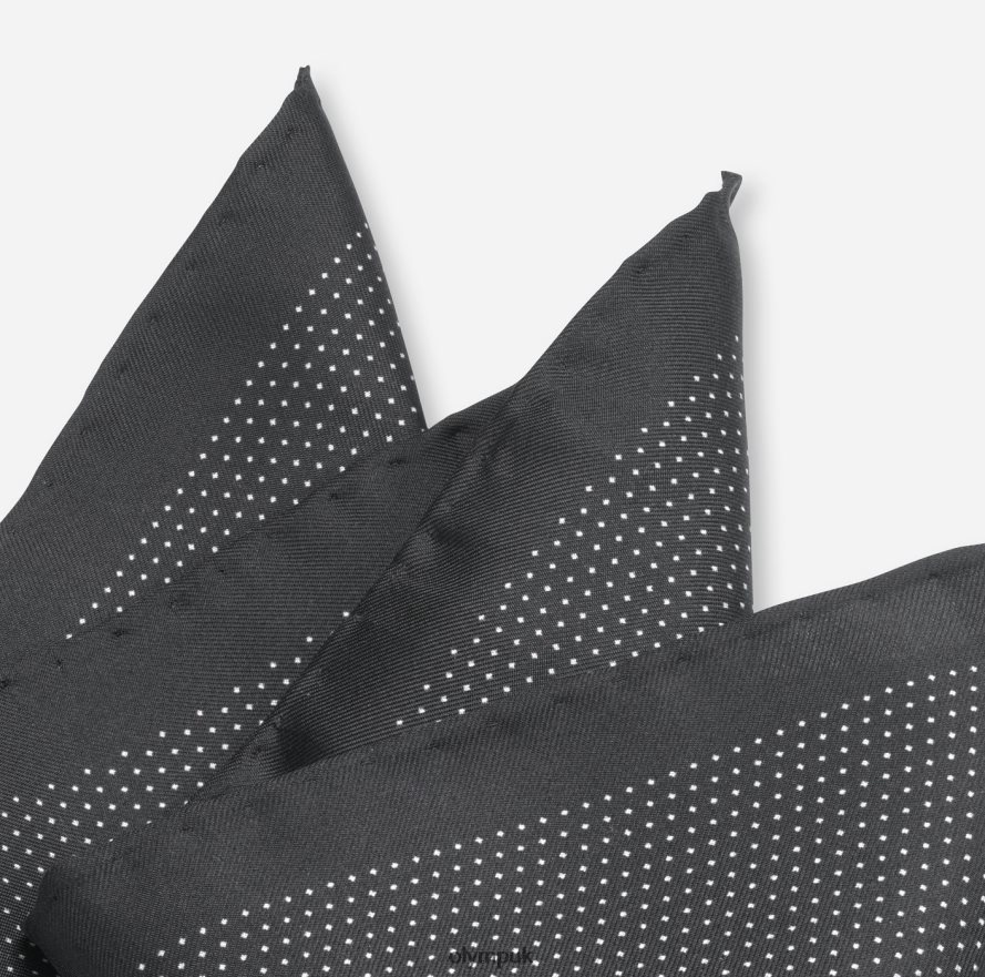 Accessories OLYMP Pocket Square 33X33 Cm, Black NZ22L2610