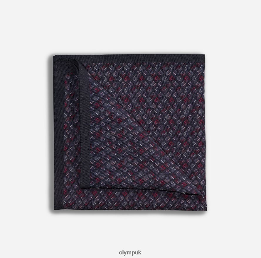 Accessories OLYMP Pocket Square 33X33 Cm, Dark Red NZ22L2566
