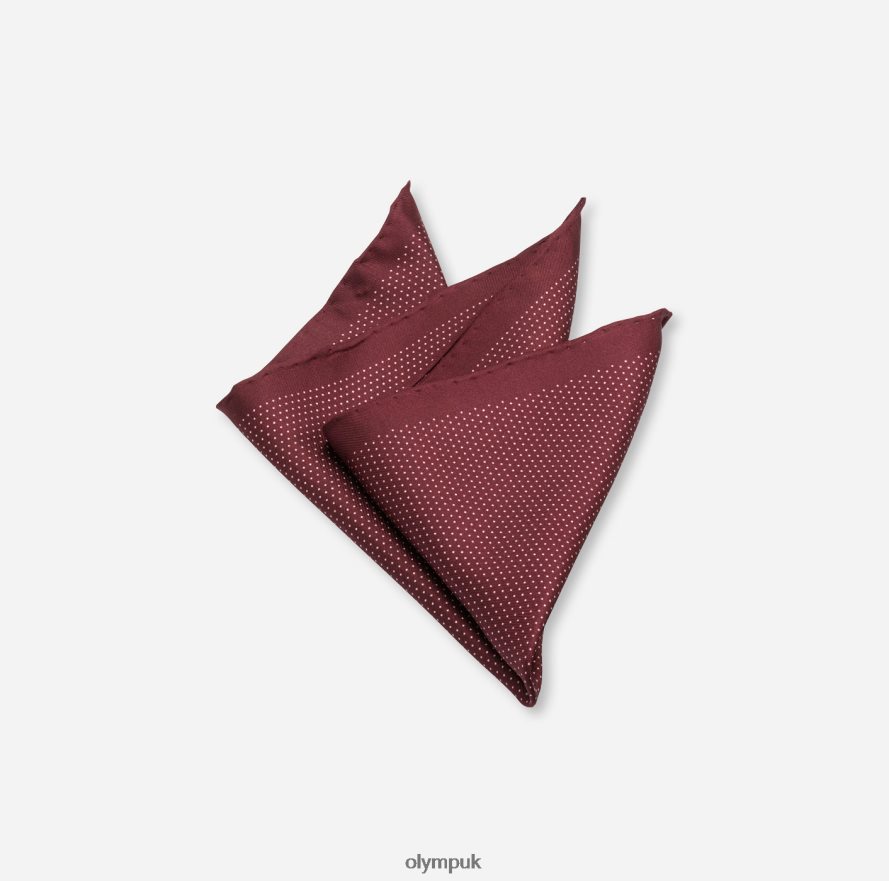 Accessories OLYMP Pocket Square 33X33 Cm, Dark Red NZ22L2614