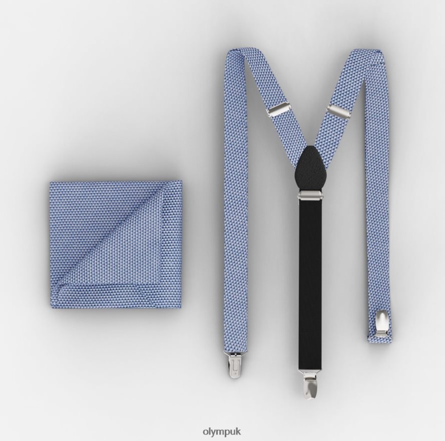 Accessories OLYMP Suspenders Set / Pocket Square Set Bleu NZ22L2639