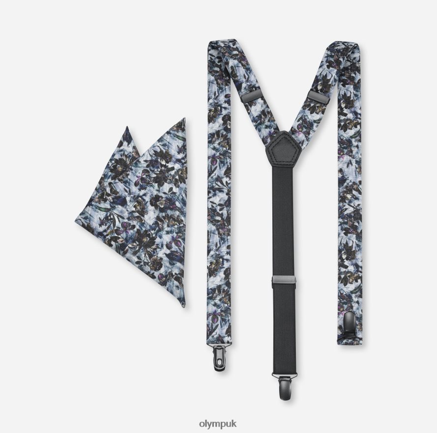 Accessories OLYMP Suspenders Set / Pocket Square Set Bleu NZ22L2659