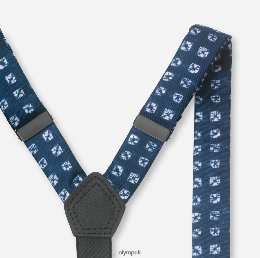 Accessories OLYMP Suspenders Set / Pocket Square Set Marine NZ22L2661
