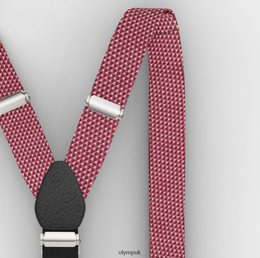 Accessories OLYMP Suspenders Set / Pocket Square Set Orange NZ22L2650