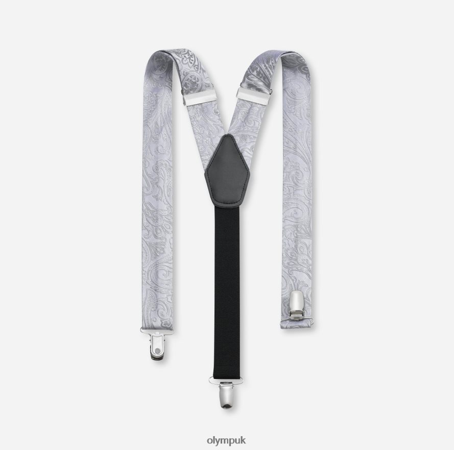 Accessories OLYMP Suspenders Y-Shape, Silver Grey NZ22L2624