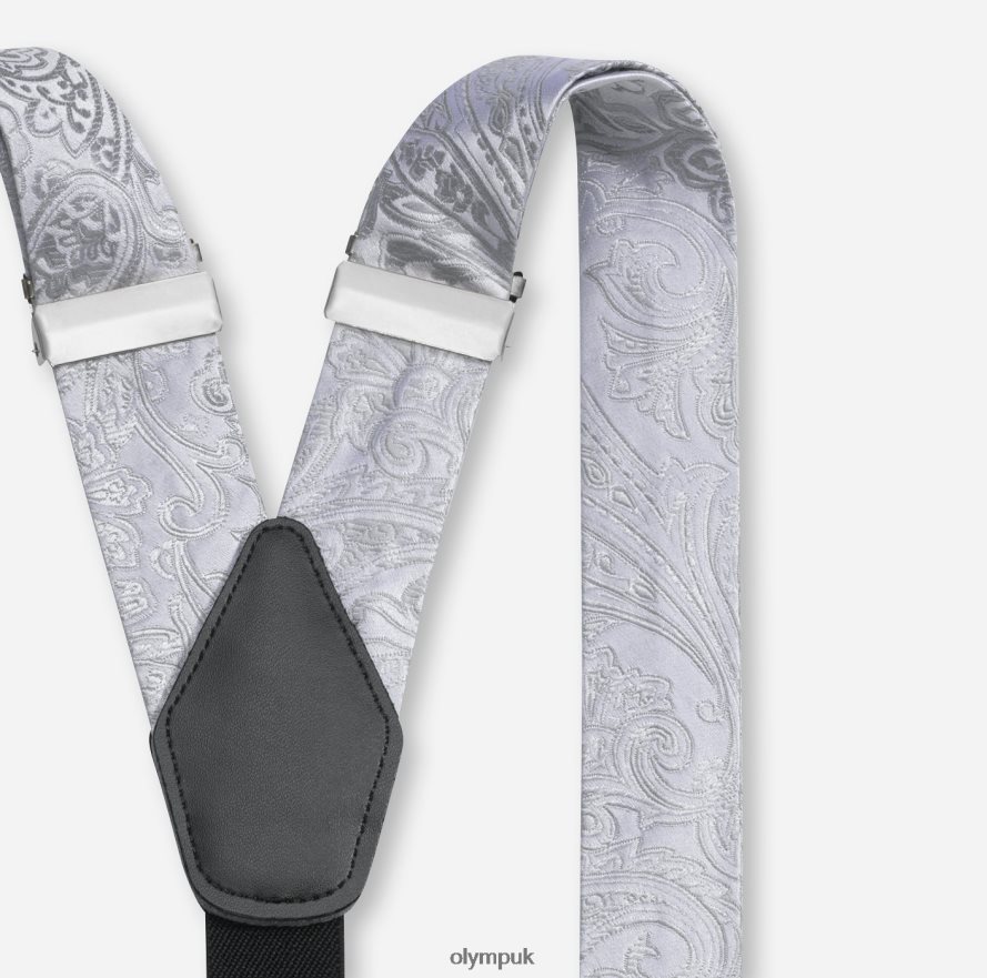 Accessories OLYMP Suspenders Y-Shape, Silver Grey NZ22L2624