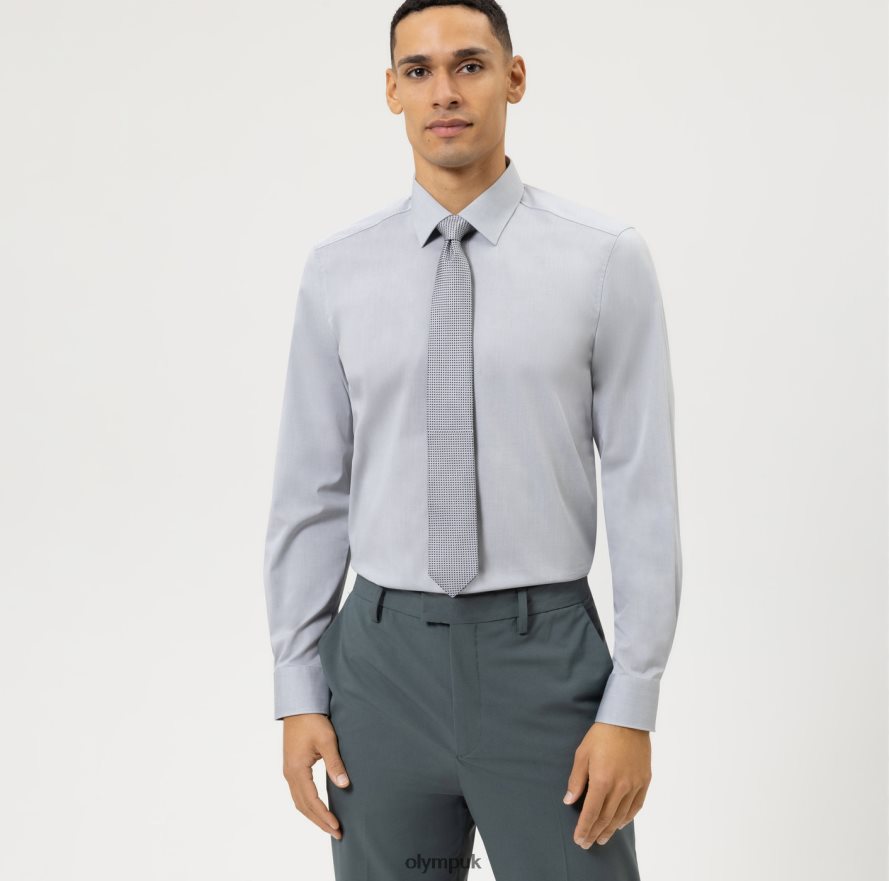 Accessories OLYMP Tie Slim 6,5 Cm, Anthracite NZ22L2365