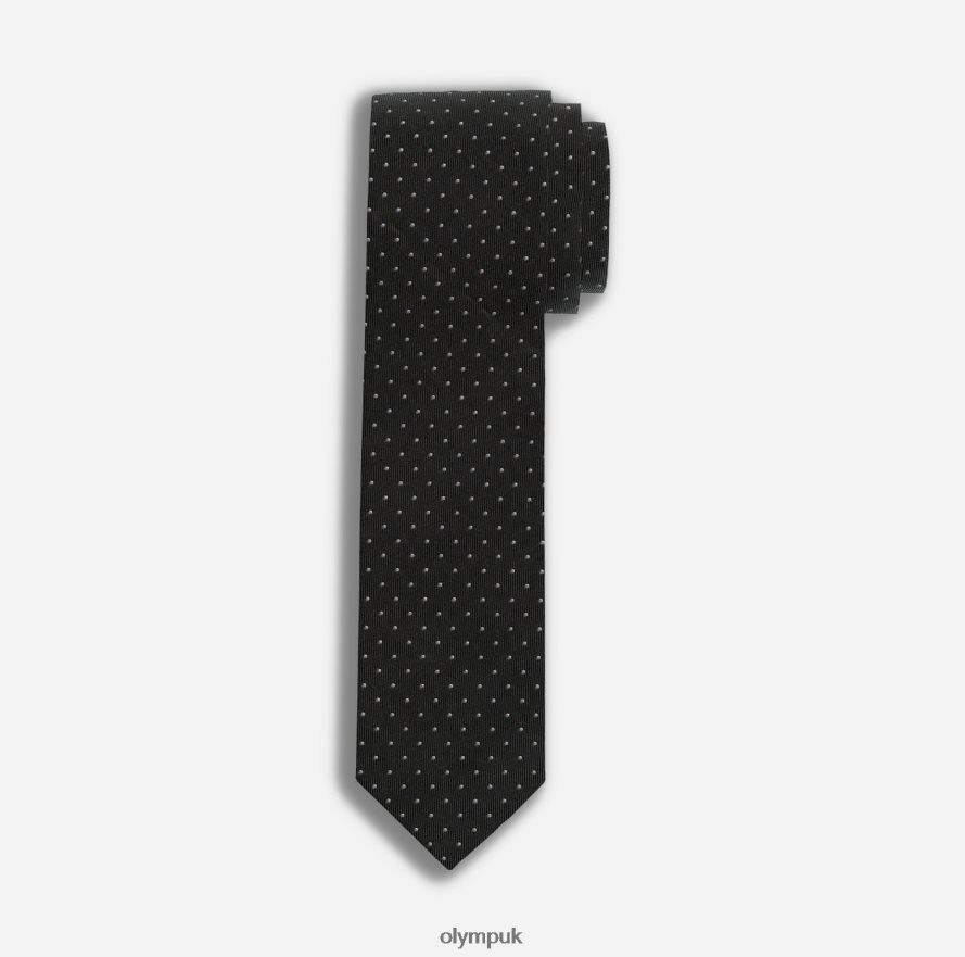 Accessories OLYMP Tie Slim 6,5 Cm, Black NZ22L2317