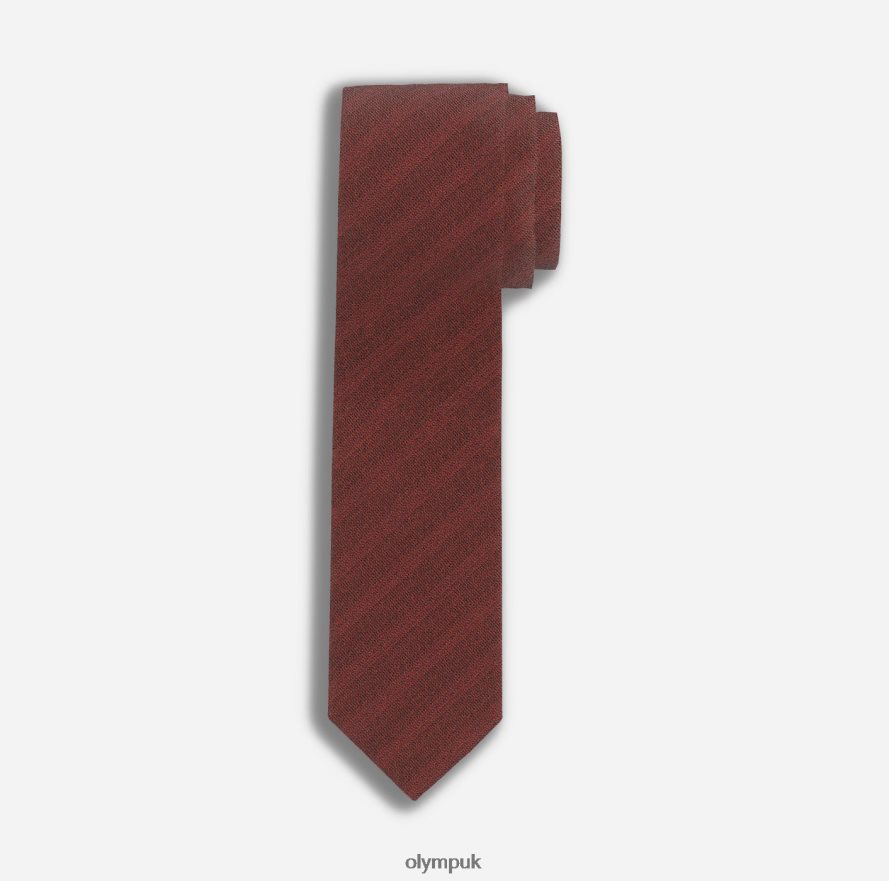Accessories OLYMP Tie Slim 6,5 Cm, Dark Red NZ22L2232