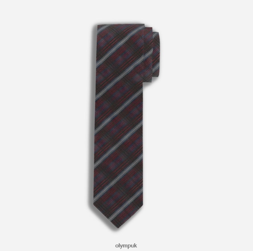 Accessories OLYMP Tie Slim 6,5 Cm, Dark Red NZ22L2359