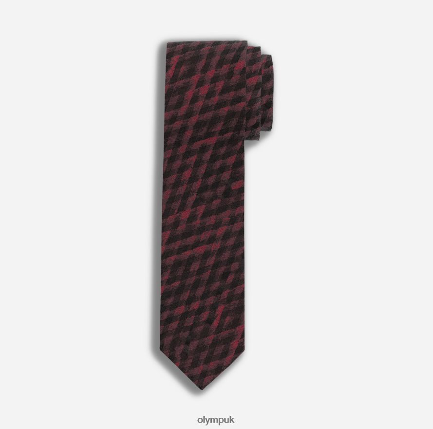 Accessories OLYMP Tie Slim 6,5 Cm, Dark Red NZ22L2396