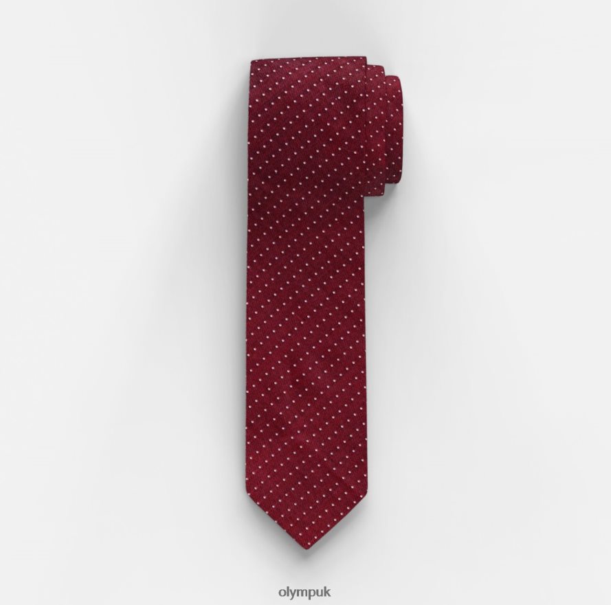 Accessories OLYMP Tie Slim 6,5 Cm, Dark Red NZ22L2453