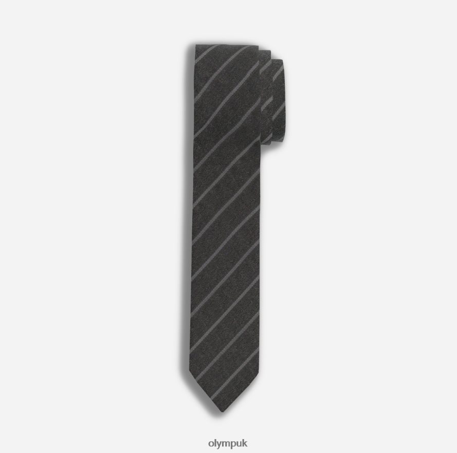 Accessories OLYMP Tie Superslim 5 Cm, Anthracite NZ22L2391