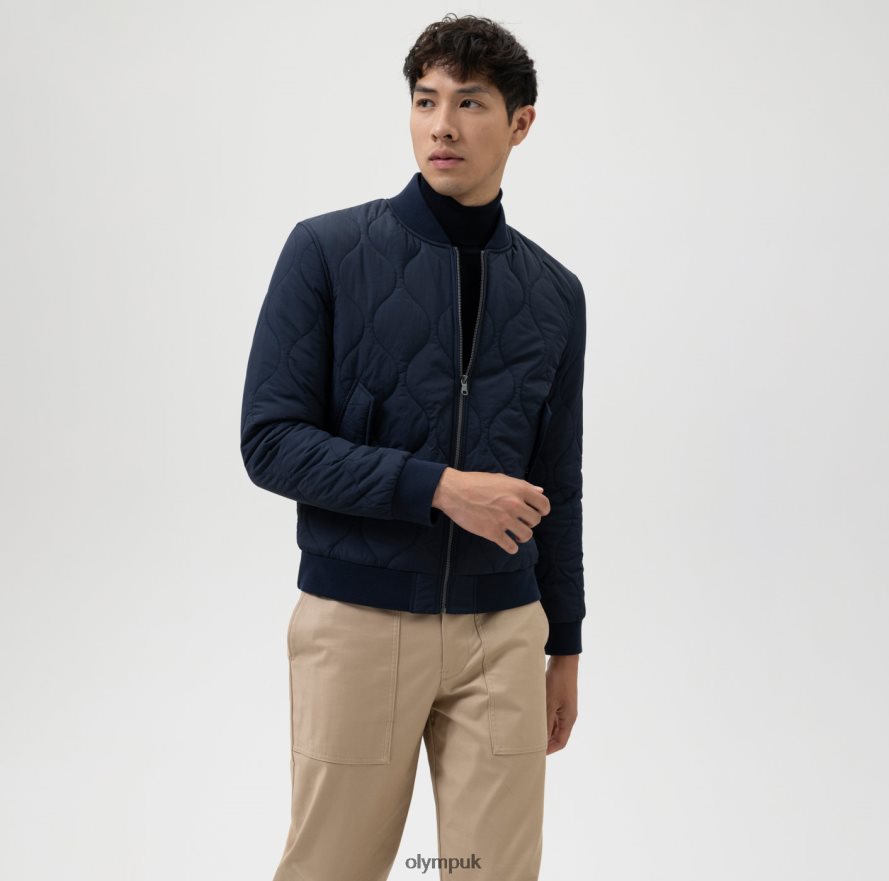 Clothing OLYMP Level Five Sweat Body Fit, Jacket, Marine NZ22L2190