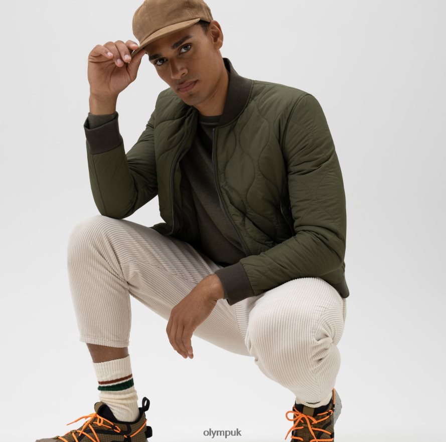 Clothing OLYMP Level Five Sweat Body Fit, Jacket, Olive NZ22L2192