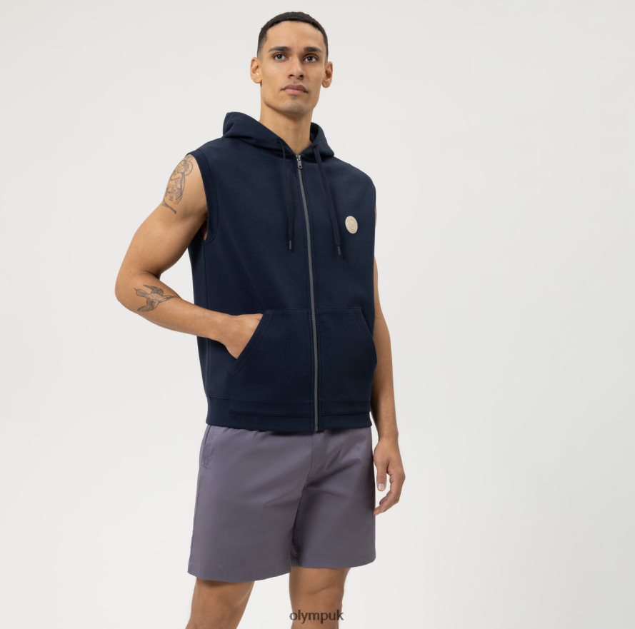 Clothing OLYMP Sweat Modern Fit, Vest, Marine NZ22L2186