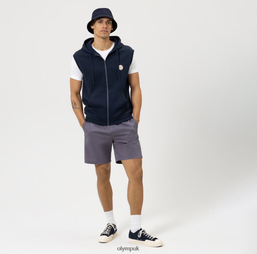 Clothing OLYMP Sweat Modern Fit, Vest, Marine NZ22L2186