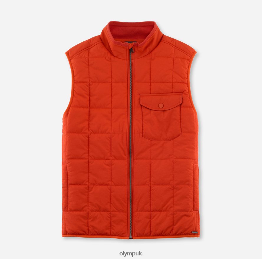 Clothing OLYMP Sweat Modern Fit, Vest, Red NZ22L2191