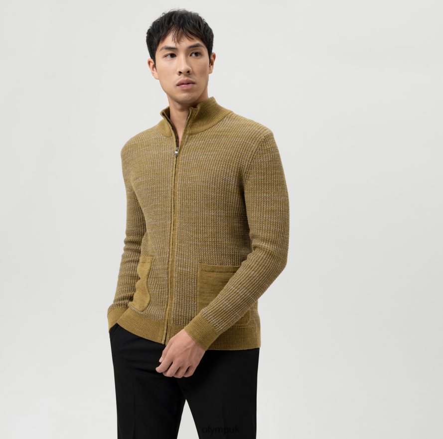 Clothing OLYMP Knitwear Modern Fit, Cardigan, Lime NZ22L1940