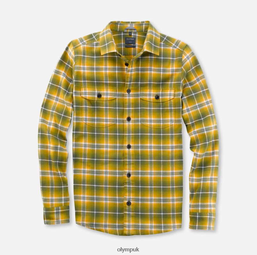 Clothing OLYMP Casual Overshirt, Casual Shirt, Kent, Olive NZ22L1986
