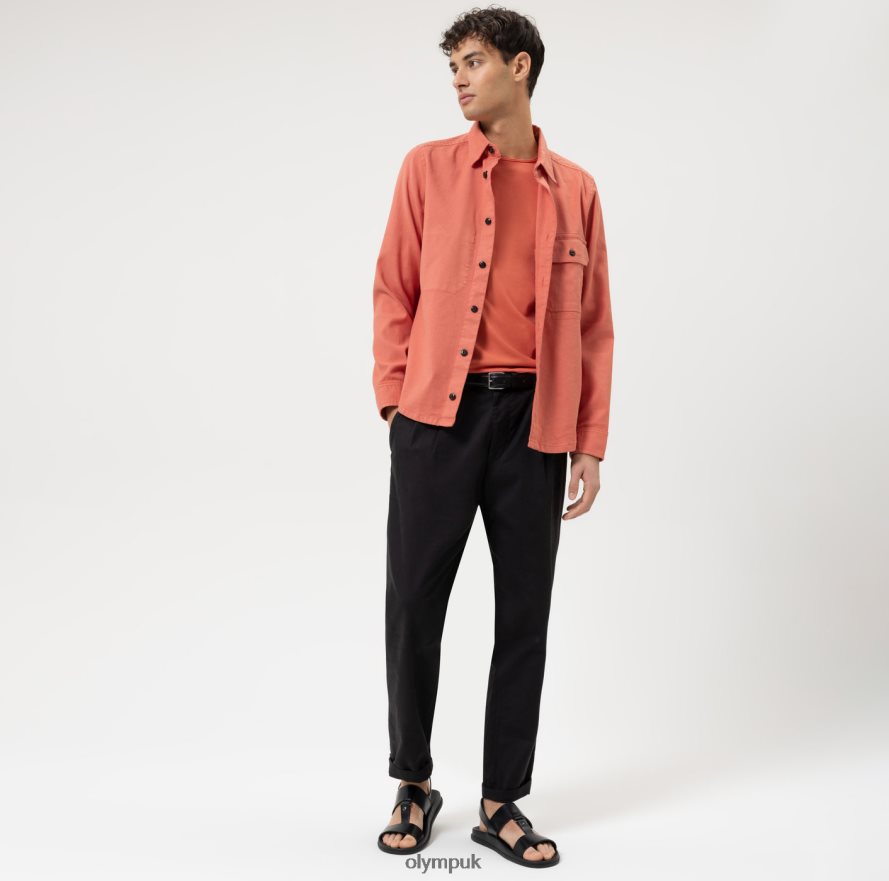 Clothing OLYMP Level Five Smart Casual Overshirt, Casual Shirt, Sienna NZ22L1967