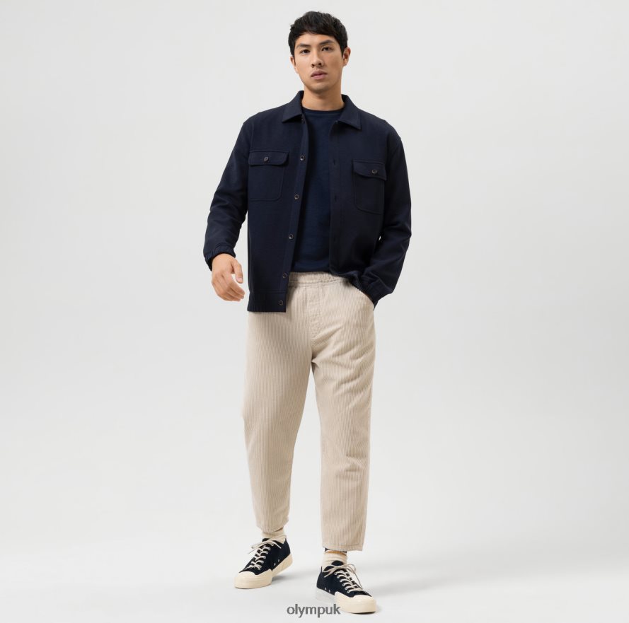 Clothing OLYMP Sweat Overshirt, Marine NZ22L1964