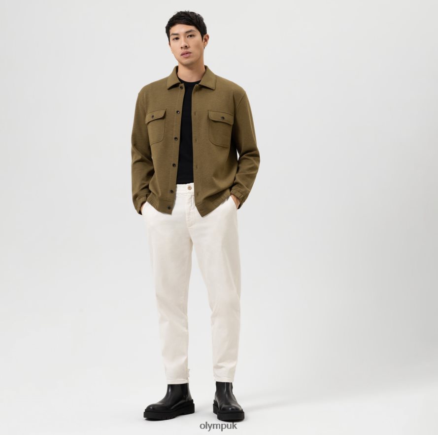 Clothing OLYMP Sweat Overshirt, Olive NZ22L1951