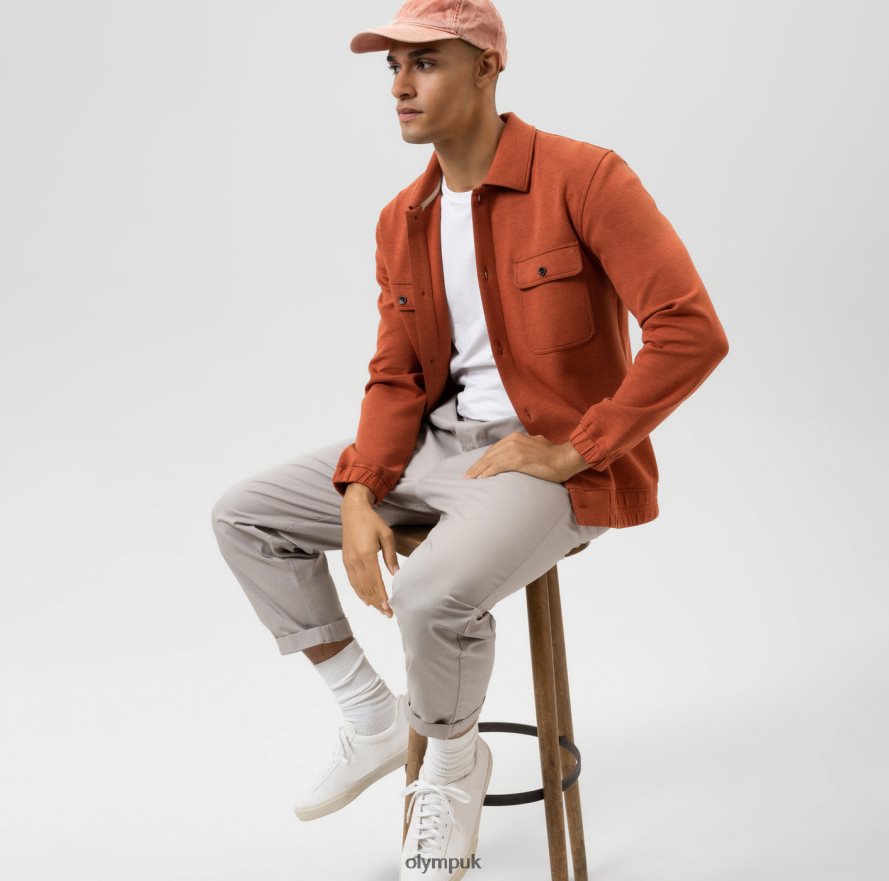 Clothing OLYMP Sweat Overshirt, Orange NZ22L1968