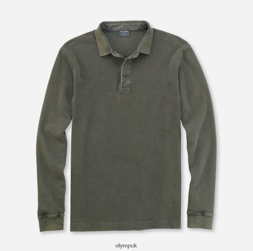 Clothing OLYMP Casual Modern Fit, Polo, Dark Green NZ22L2183