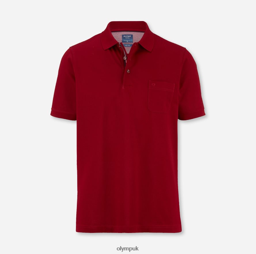 Clothing OLYMP Casual Modern Fit, Polo, Dark Red NZ22L2071