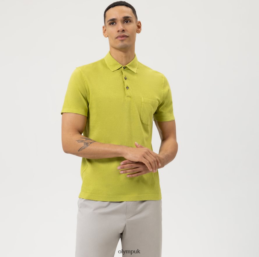 Clothing OLYMP Casual Modern Fit, Polo, Green NZ22L2121