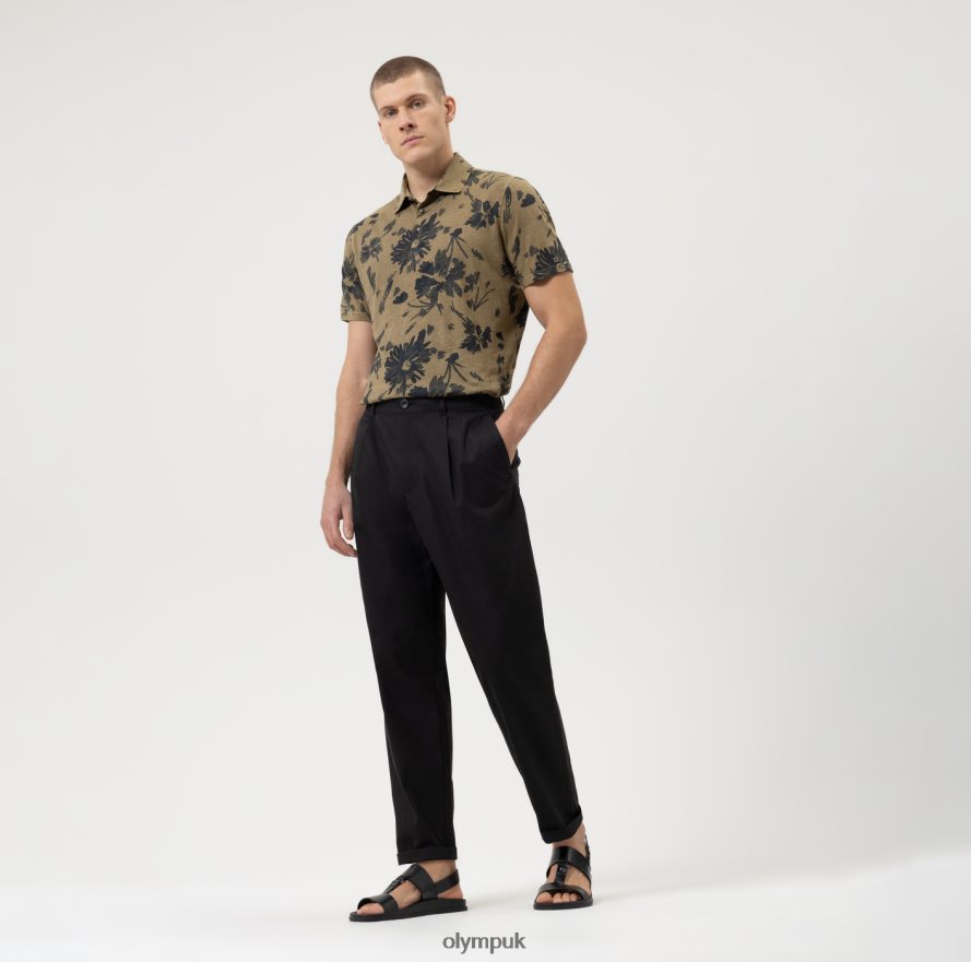 Clothing OLYMP Casual Modern Fit, Polo, Khaki NZ22L2088