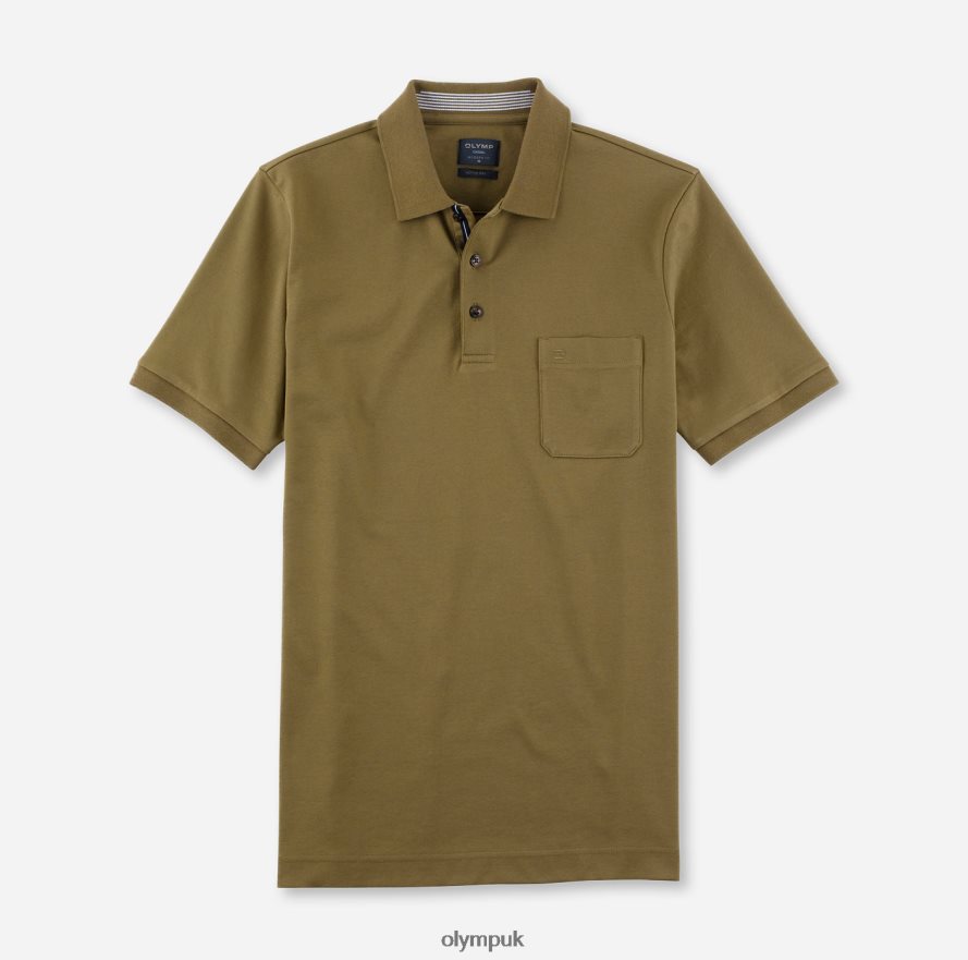Clothing OLYMP Casual Modern Fit, Polo, Khaki NZ22L2090
