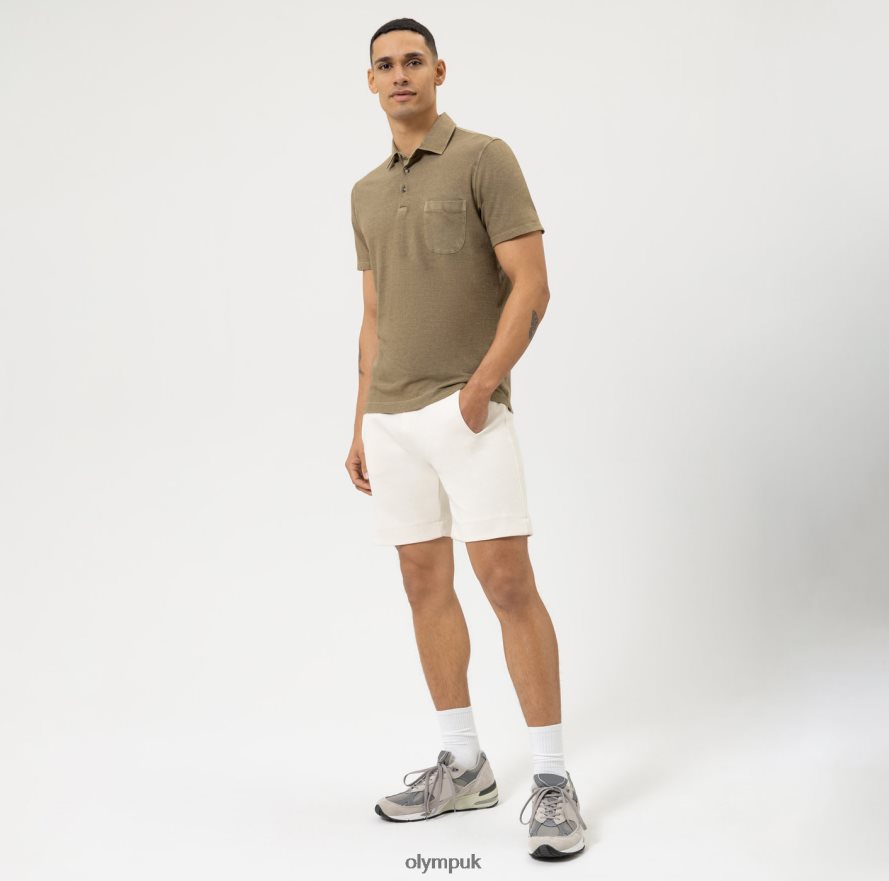 Clothing OLYMP Casual Modern Fit, Polo, Khaki NZ22L2118