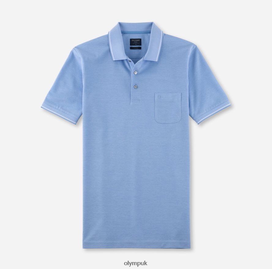 Clothing OLYMP Casual Modern Fit, Polo, Light Blue NZ22L2093