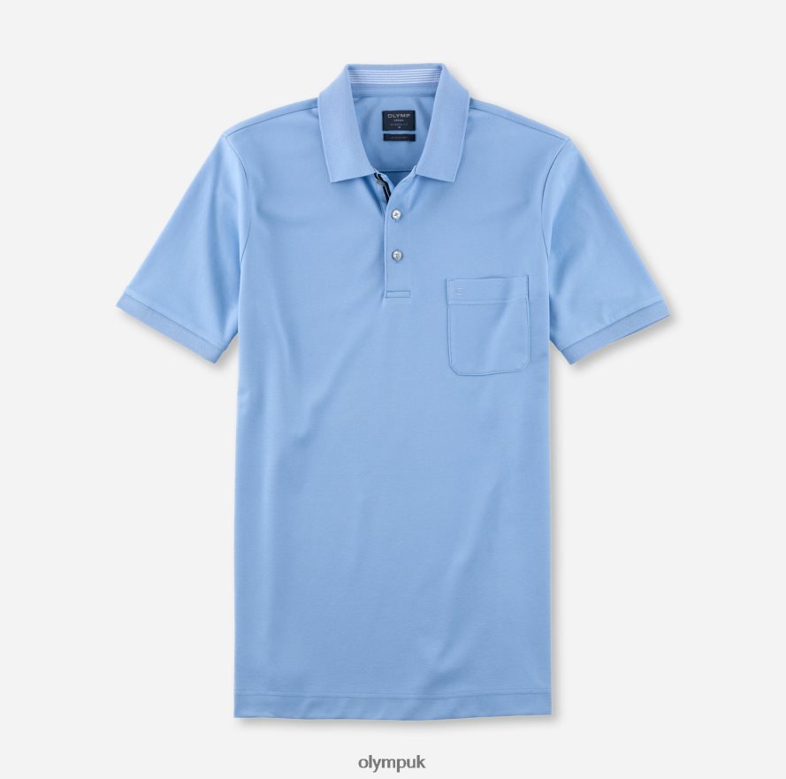 Clothing OLYMP Casual Modern Fit, Polo, Light Blue NZ22L2098