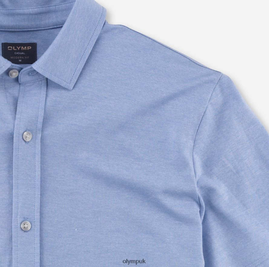 Clothing OLYMP Casual Modern Fit, Polo, Light Blue NZ22L2150