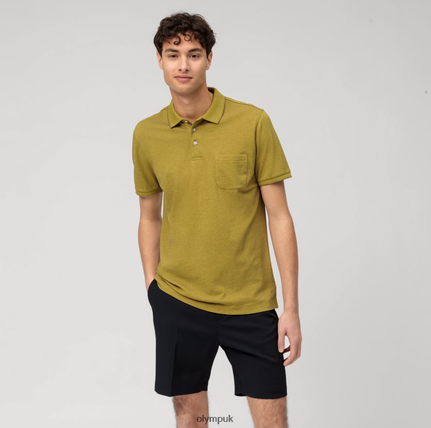 Clothing OLYMP Casual Modern Fit, Polo, Lime NZ22L2133