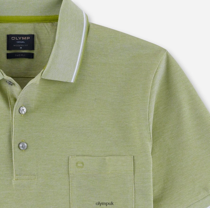 Clothing OLYMP Casual Modern Fit, Polo, Lime NZ22L2178