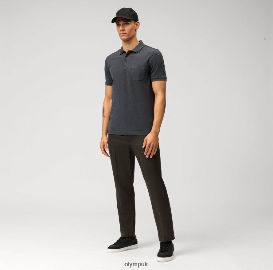 Clothing OLYMP Casual Modern Fit, Polo, Marine NZ22L2102