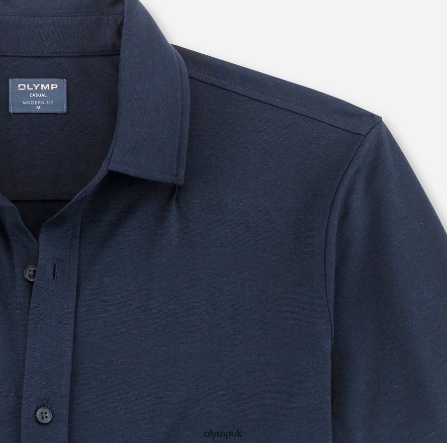 Clothing OLYMP Casual Modern Fit, Polo, Marine NZ22L2134
