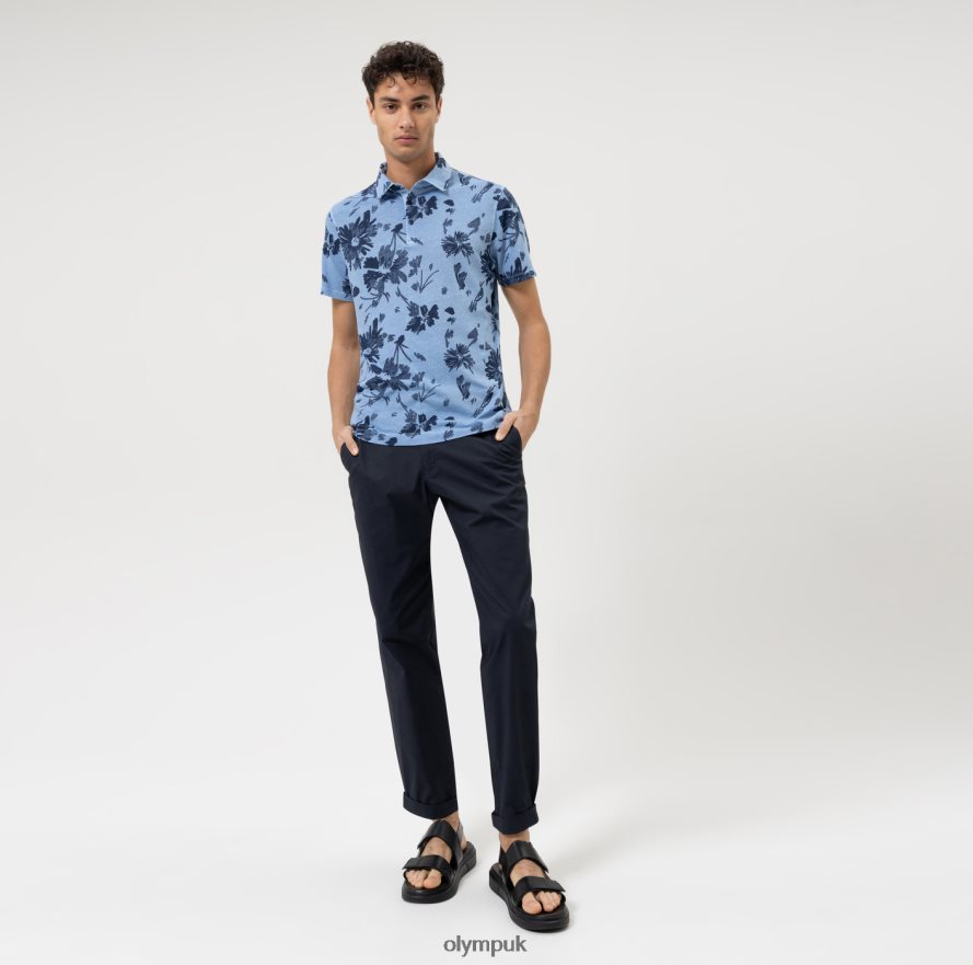 Clothing OLYMP Casual Modern Fit, Polo, Marine NZ22L2146