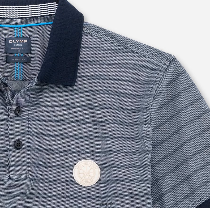 Clothing OLYMP Casual Modern Fit, Polo, Marine NZ22L2162